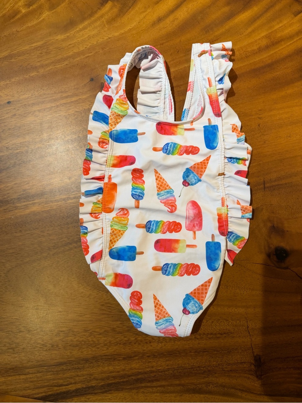 Girls Ice Cream & Popsicle One-Piece Swimsuit
